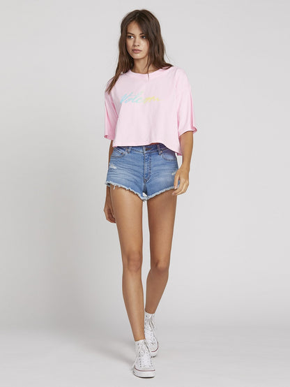 Neon And On T-shirt - Neon Pink