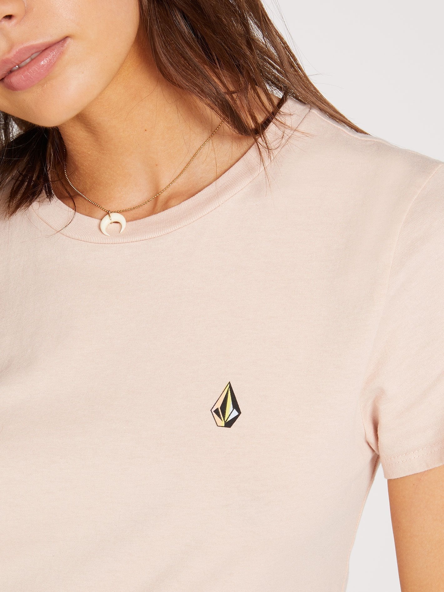 Stoked On Stone T-shirt - HAZEY PINK