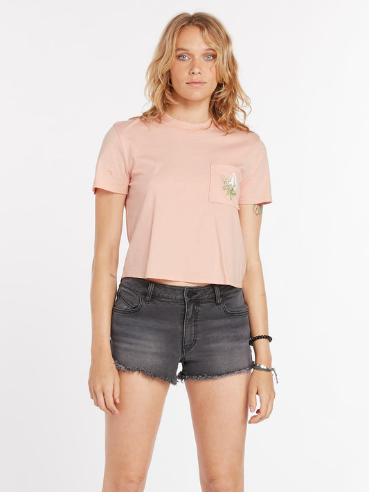 Pocket Dial T-shirt - HAZEY PINK