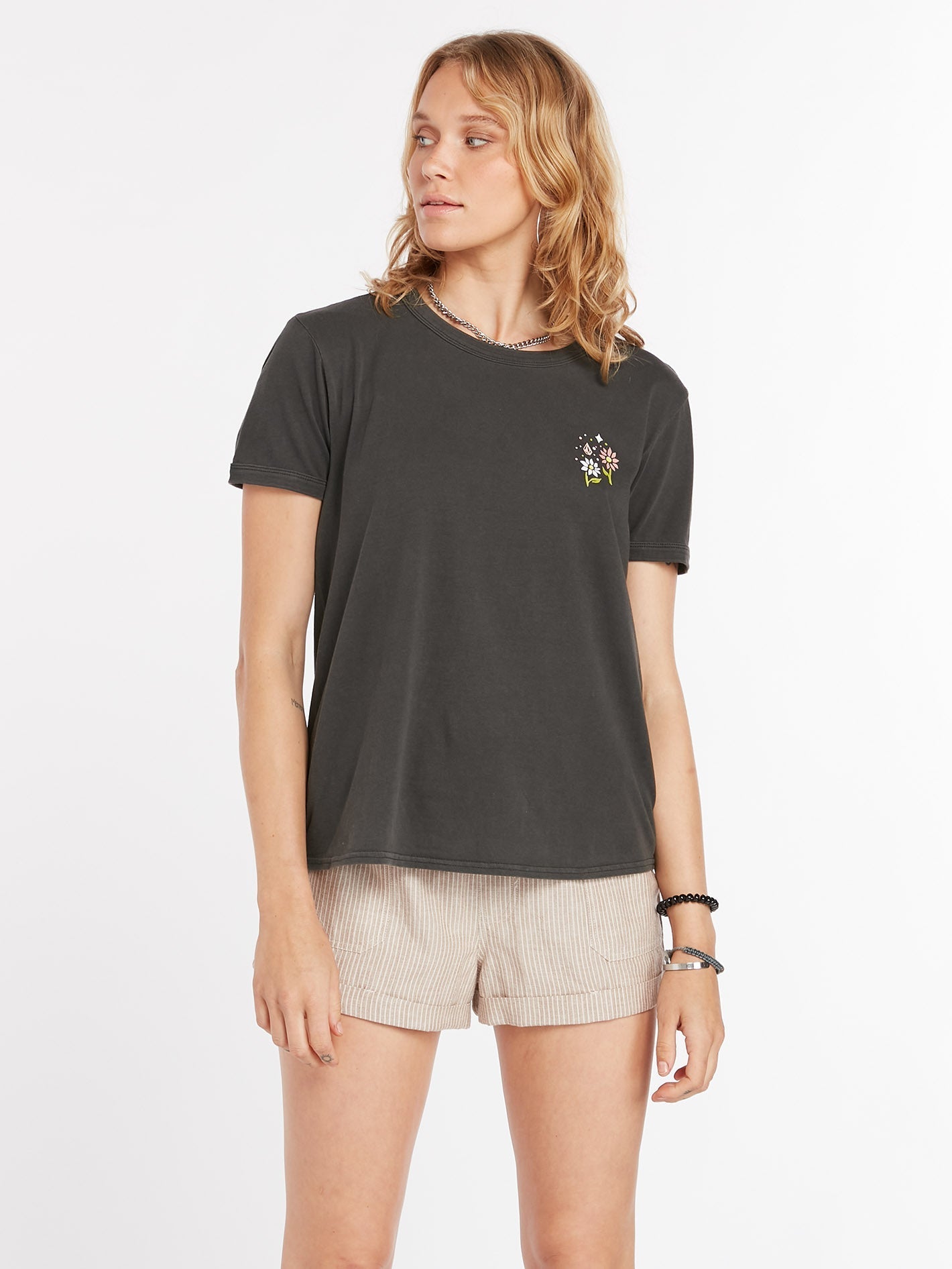 Truly Ringer T-shirt - BLACK