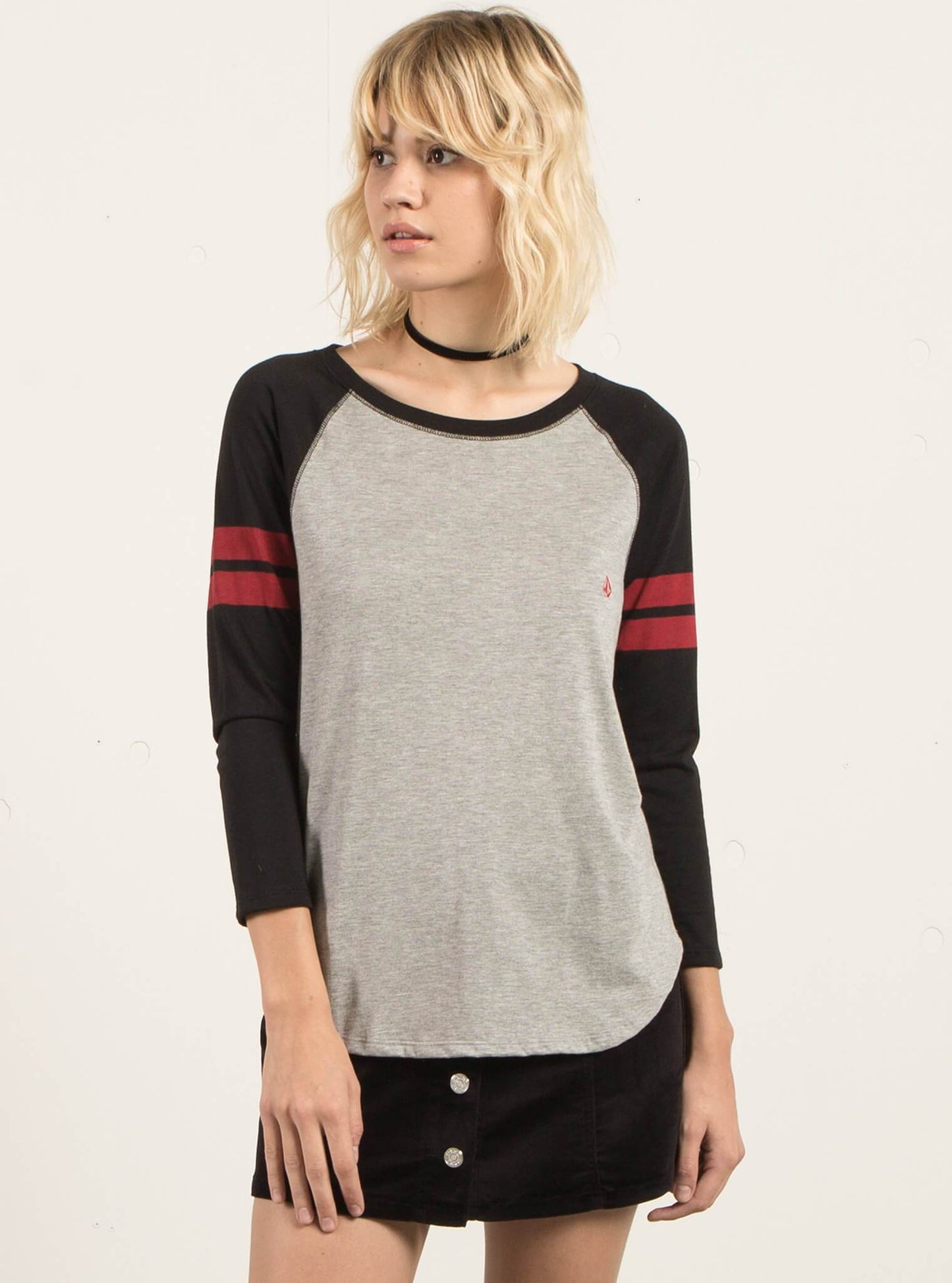GMJ Raglan - Heather Grey