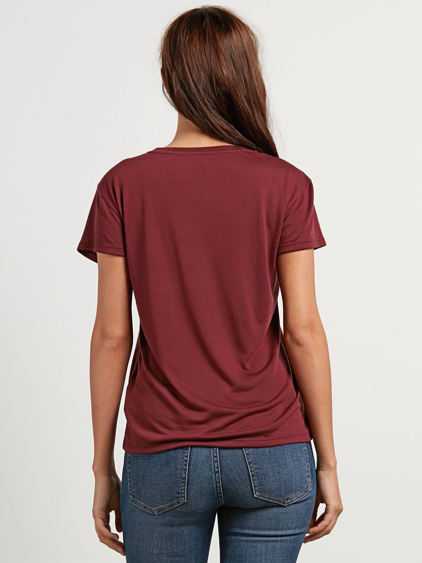 Easy Babe Rad 2 T-Shirt - Burgundy