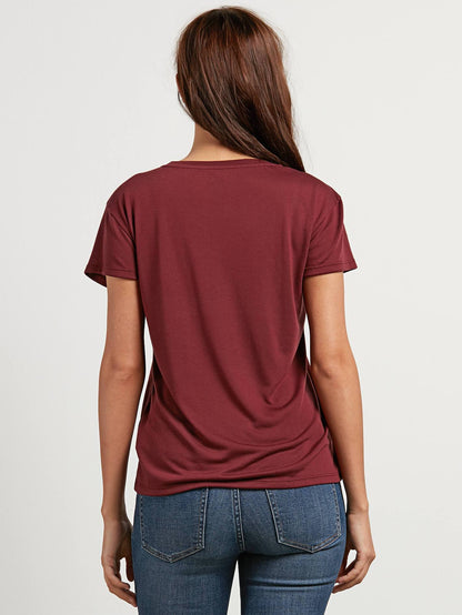 Easy Babe Rad 2 T-Shirt - Burgundy