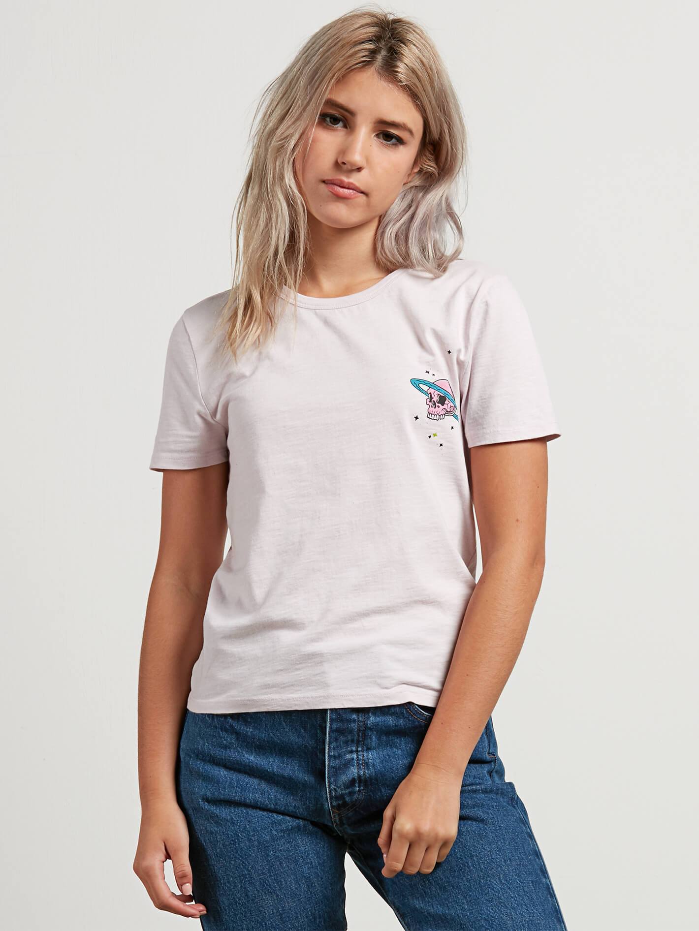 Skullactic Wave T-Shirt - Light Purple