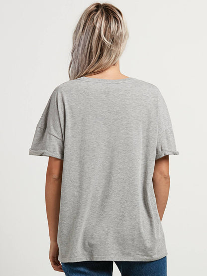 Stone Splif T-shirt - Heather Grey