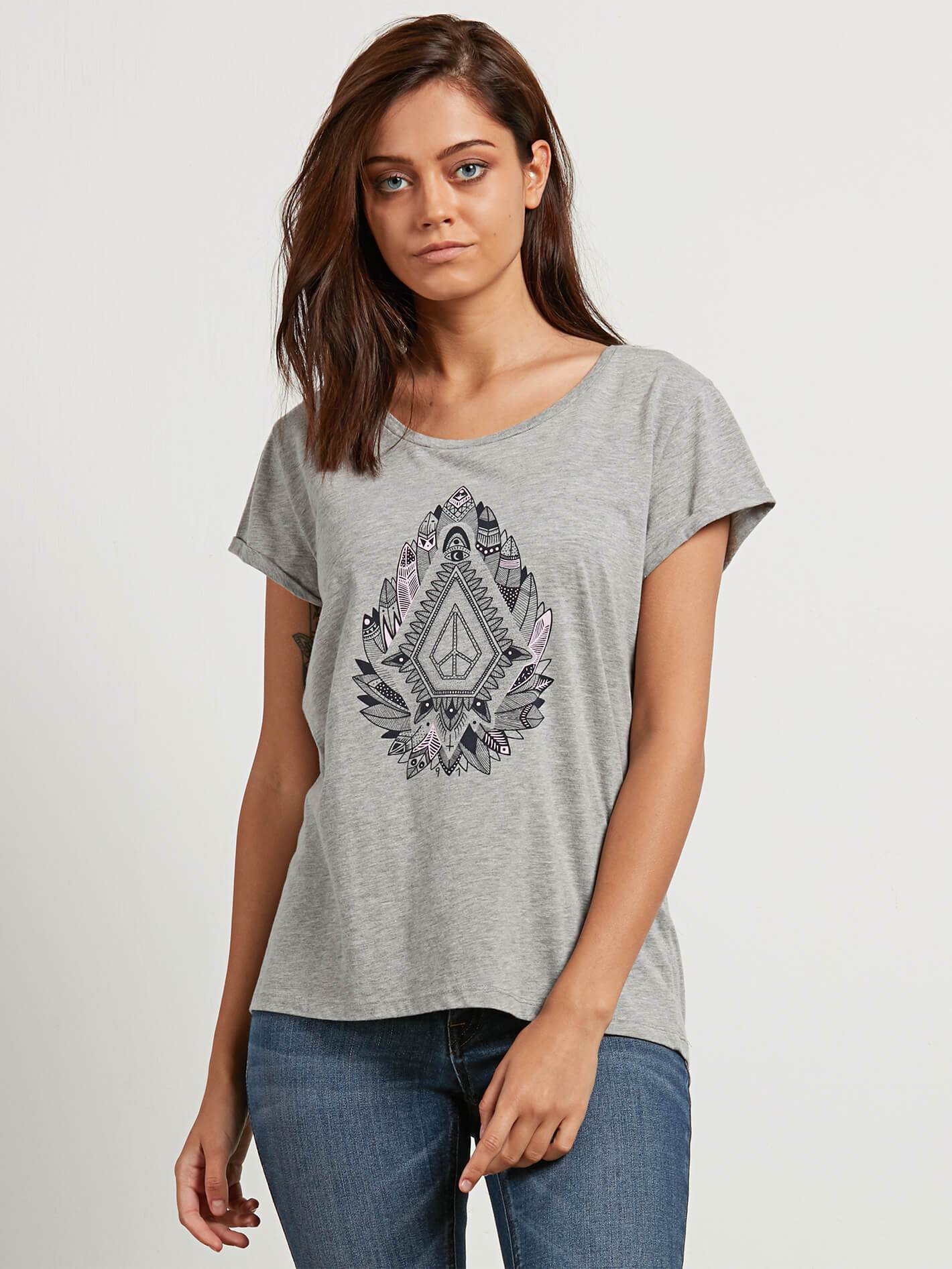 Radical Daze T-shirt - Heather Grey