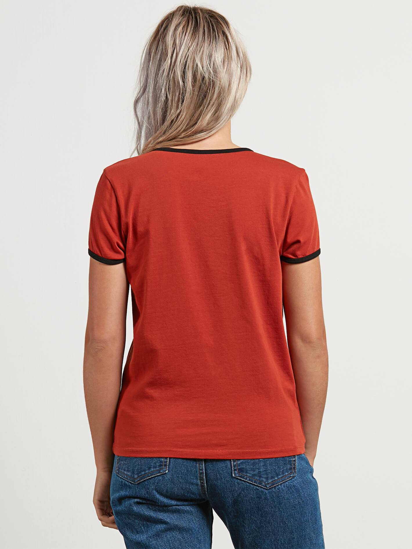 Keep Goin Ringer T-shirt - Copper