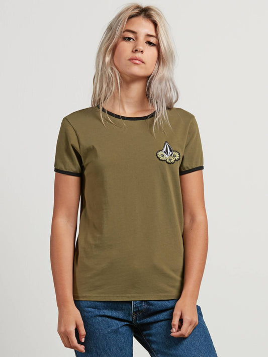 Keep Goin Ringer T-Shirt - Dark Camo