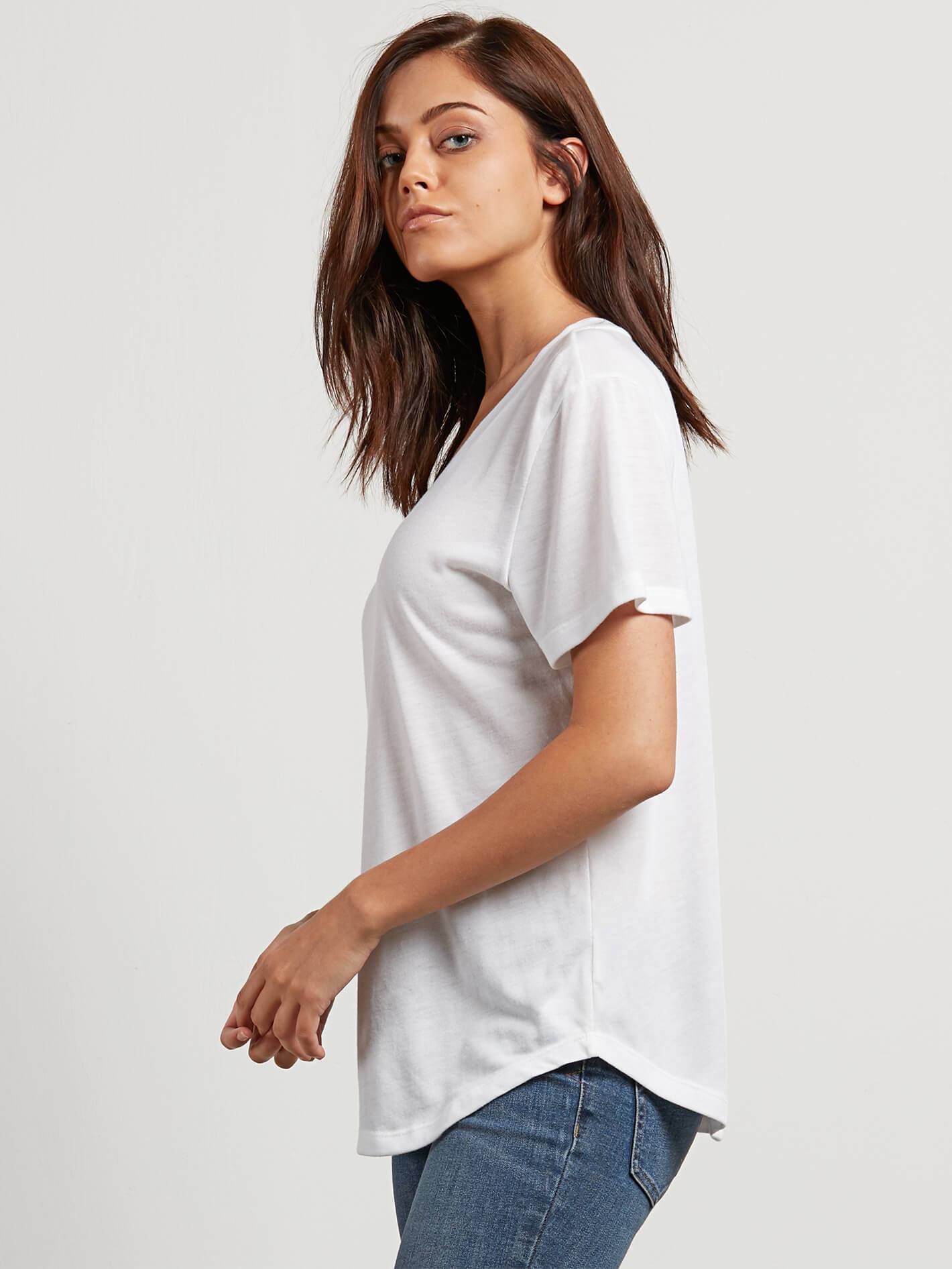 Volneck T-Shirt - White