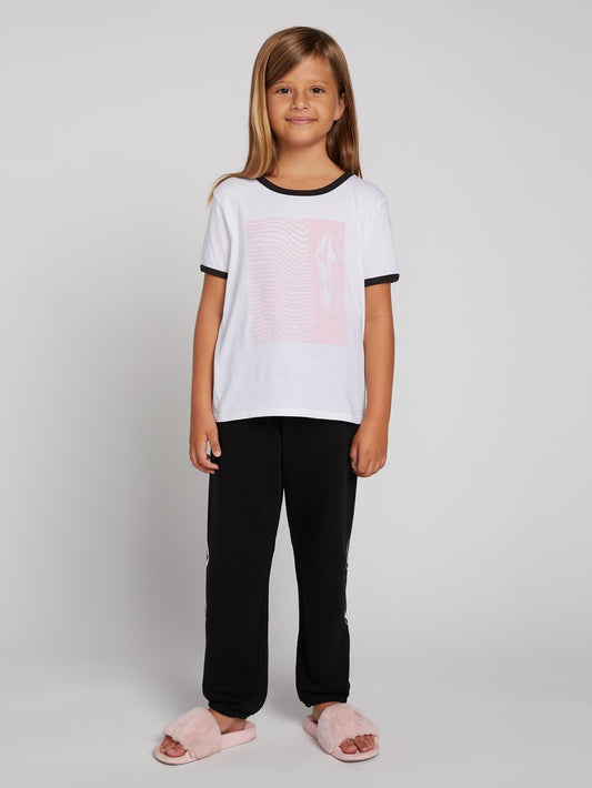 Big GIrls Hey Slims Tee - White