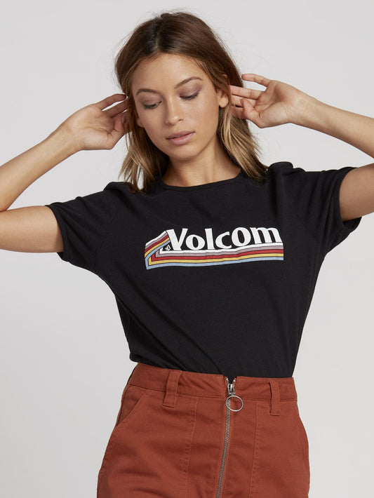 Keep Goin Ringer T-shirt - Black