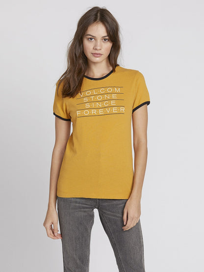 Keep Goin Ringer T-shirt - Dijon