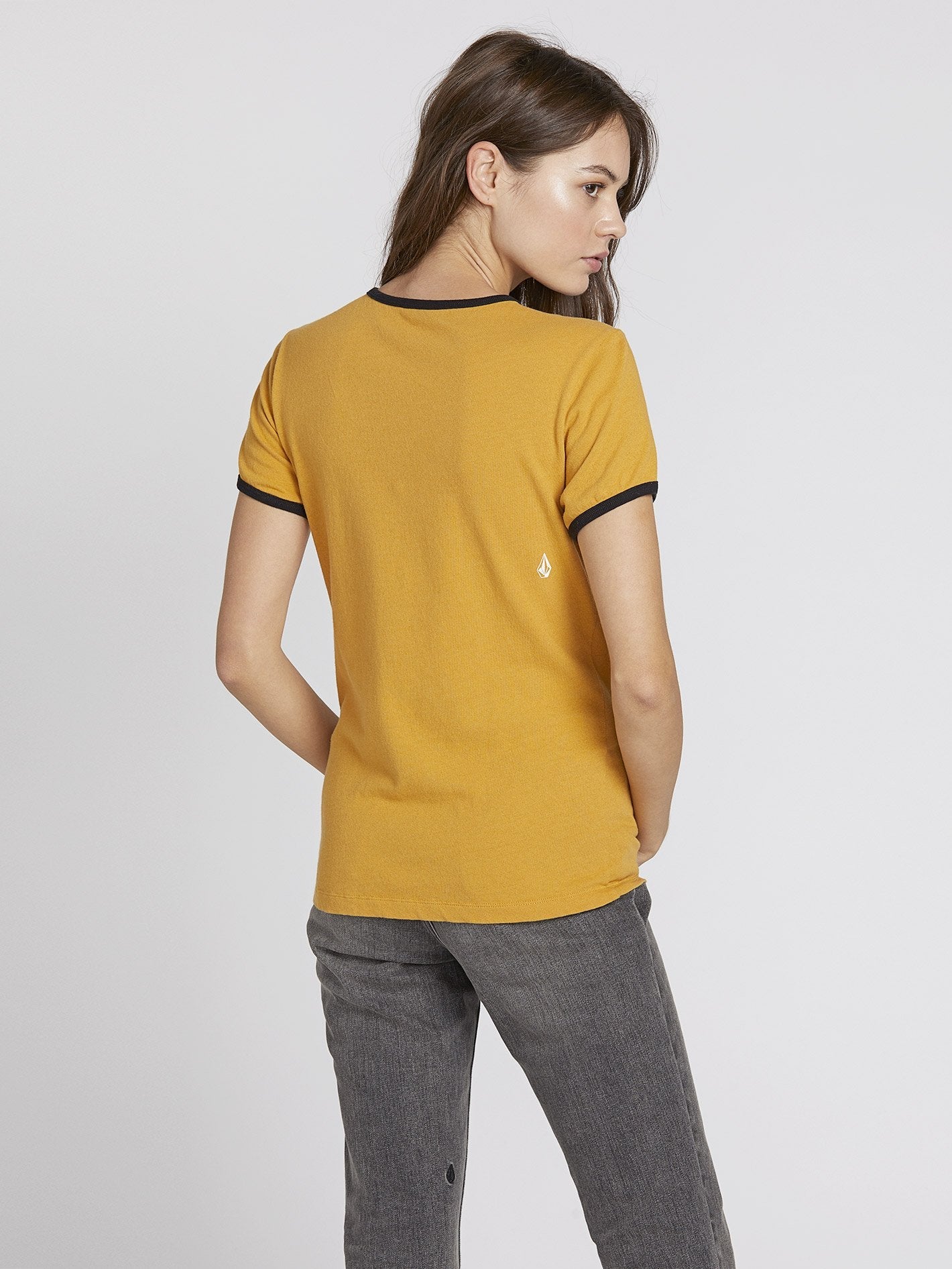 Keep Goin Ringer T-shirt - Dijon