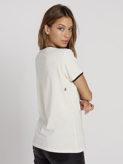 Keep Goin Ringer T-shirt - Star White