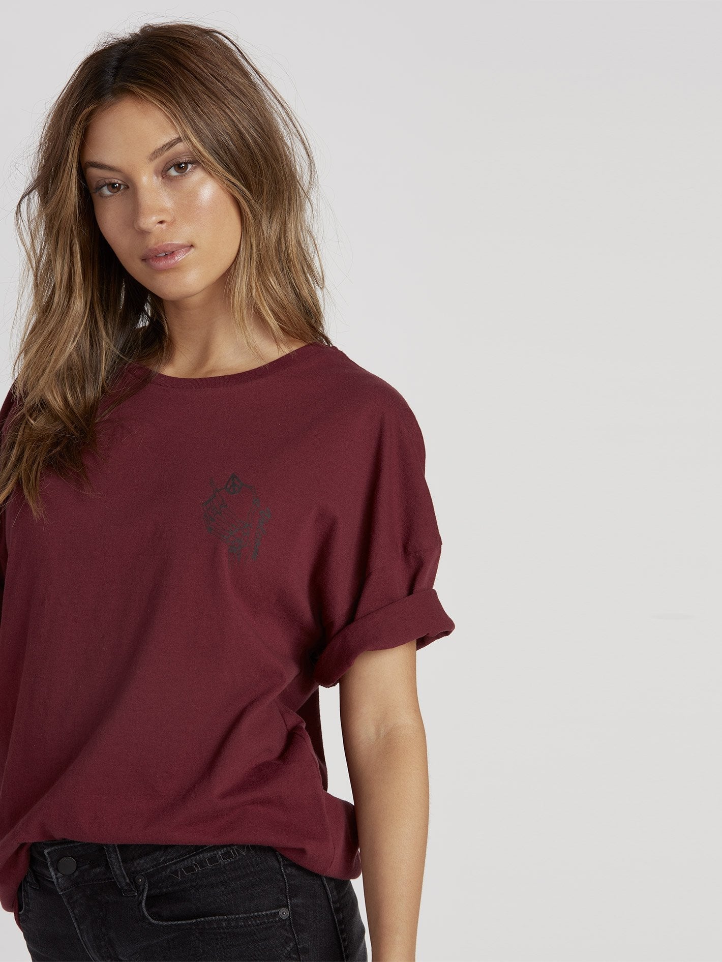 Stone Splif T-shirt - Zinfandel