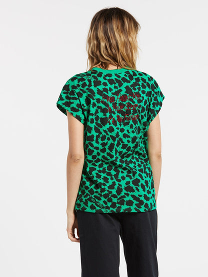 Greenfuzz T-shirt - SCAROMATIC GREEN