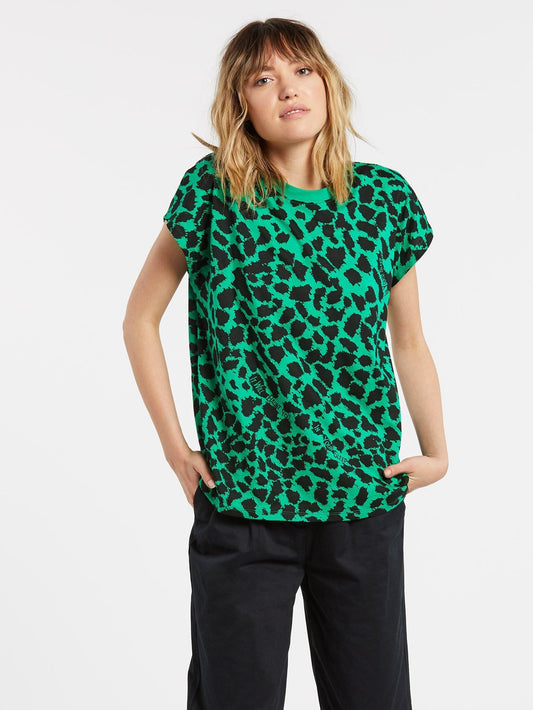 Greenfuzz T-shirt - SCAROMATIC GREEN