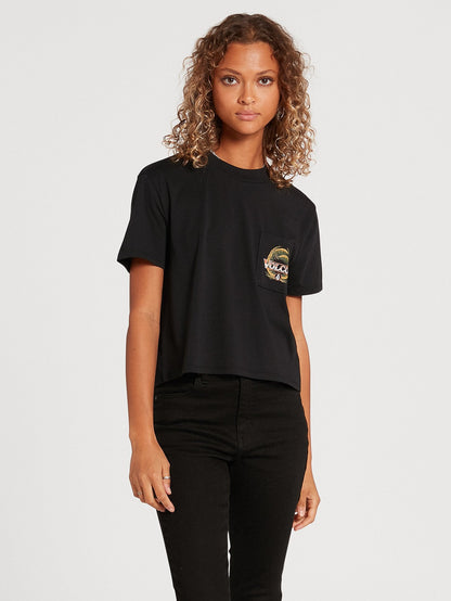 Pocket Dial T-shirt - BLACK