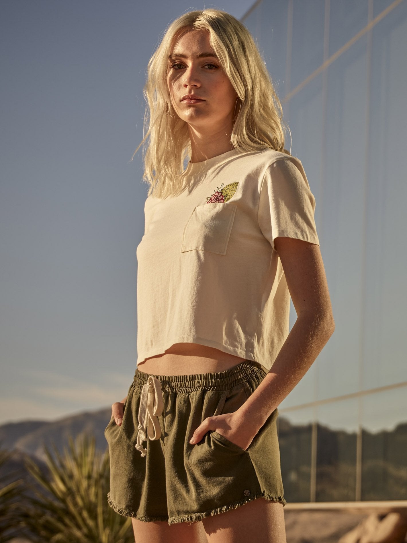 Pocket Dial T-shirt - CLOUD