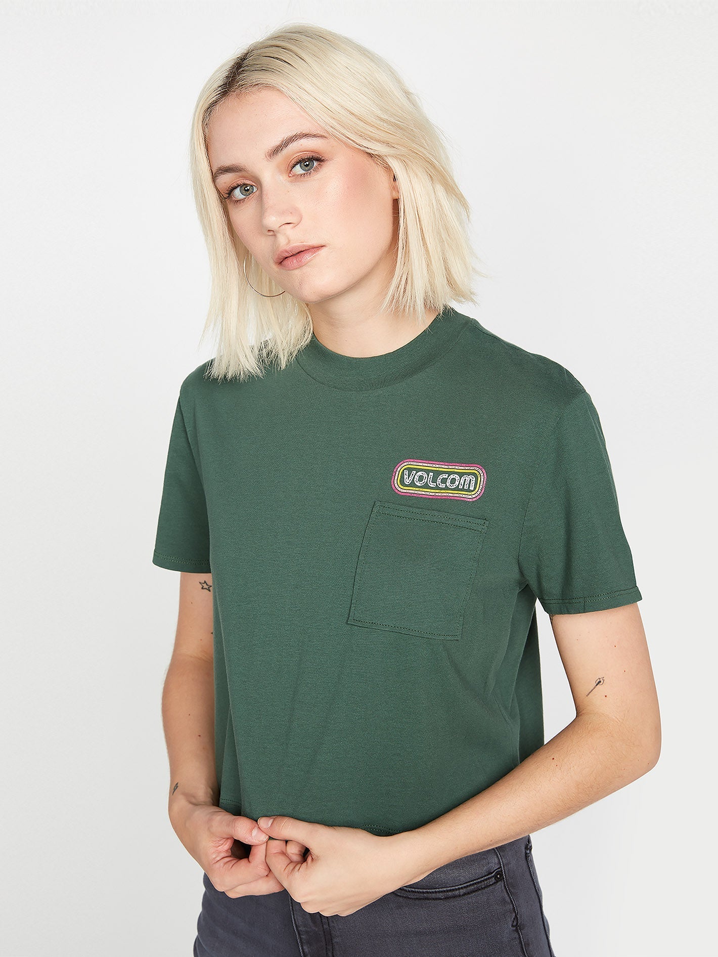 Pocket Dial T-shirt - DARK PINE