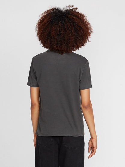 Truly Ringer T-shirt - BLACK