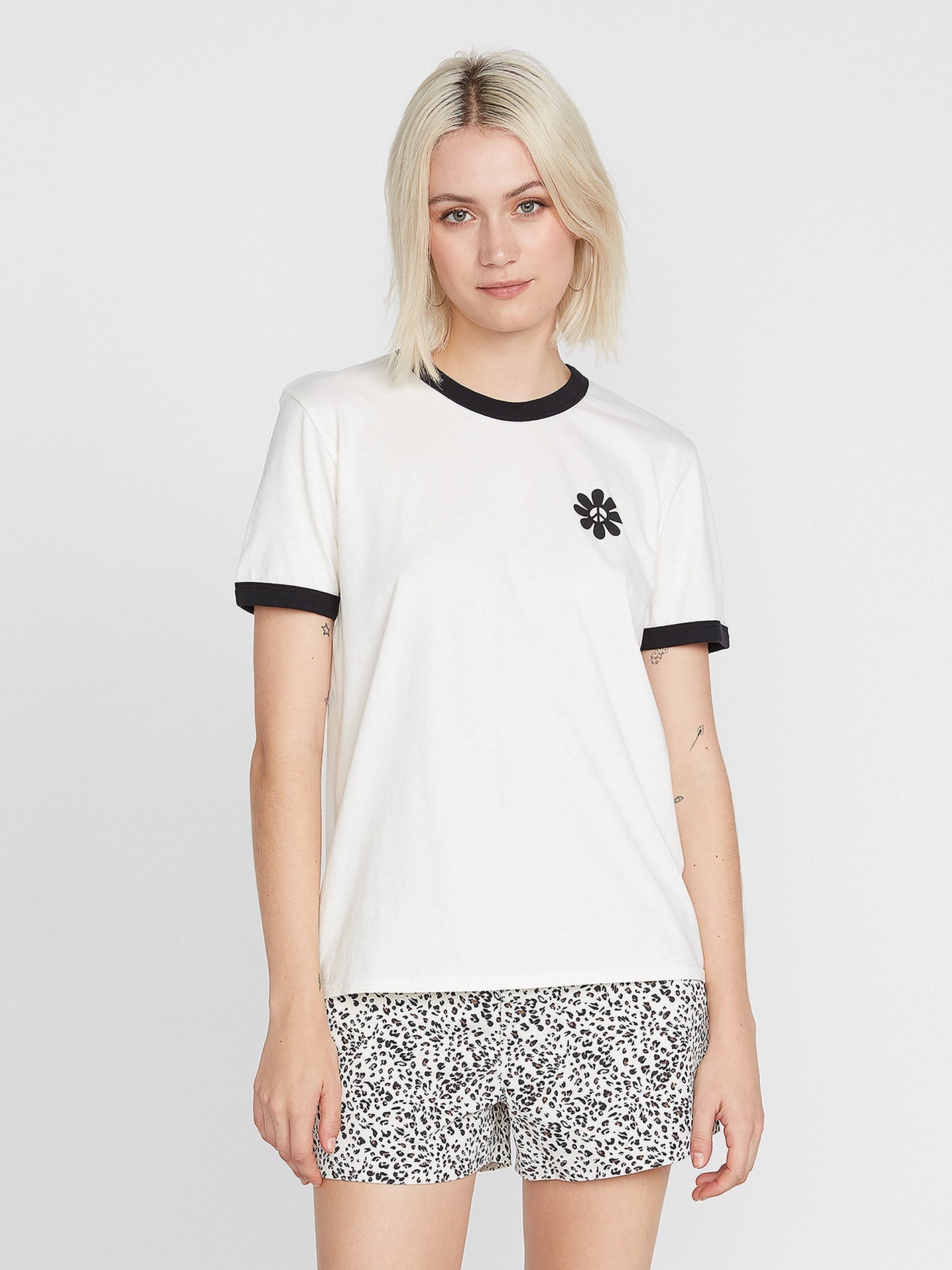 Truly Ringer T-shirt - STAR WHITE