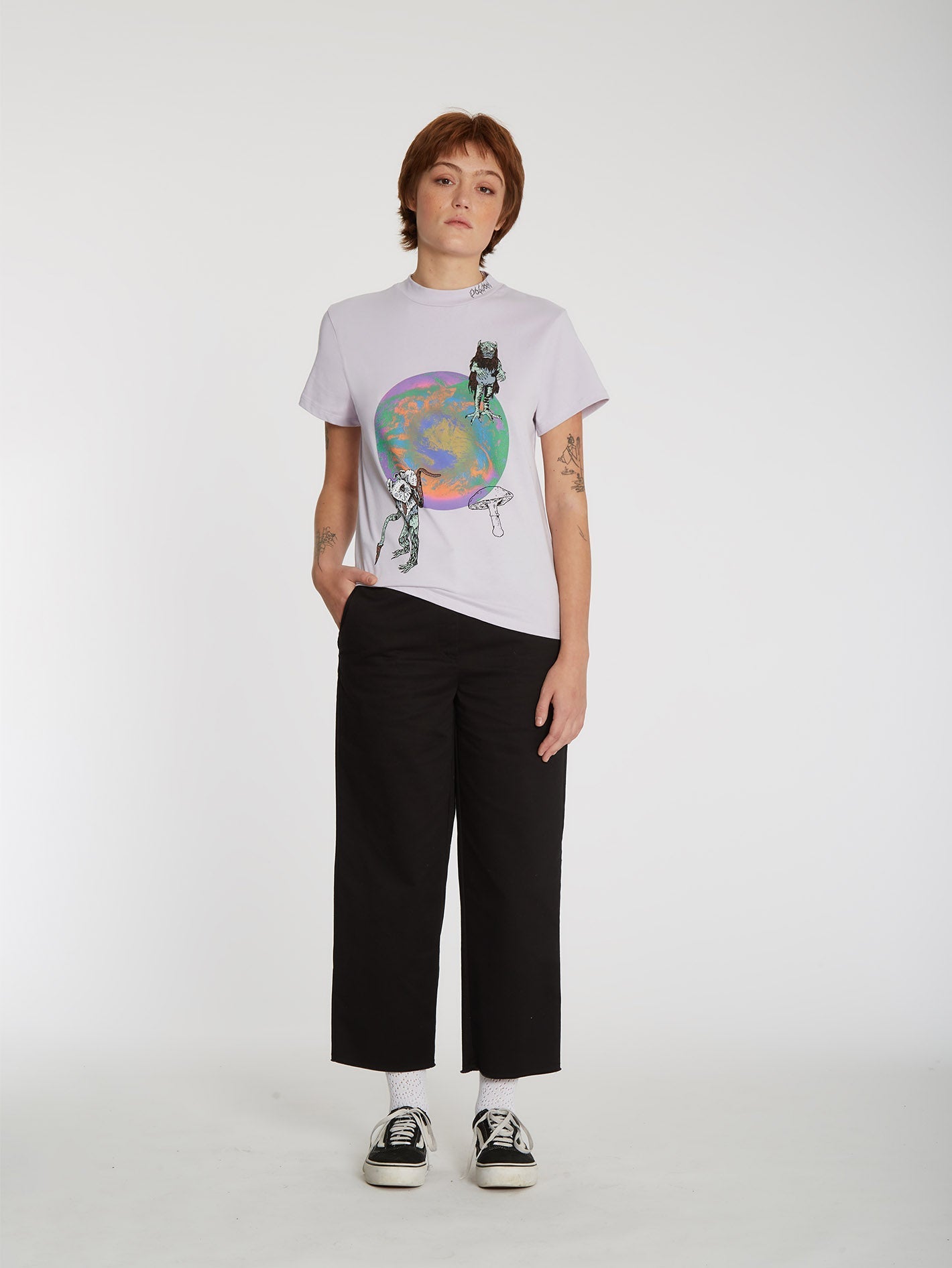 Chrissie Abbott X French T-shirt - LAVENDER