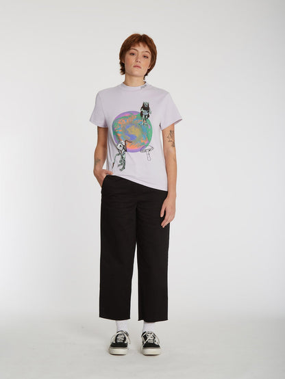Chrissie Abbott X French T-shirt - LAVENDER