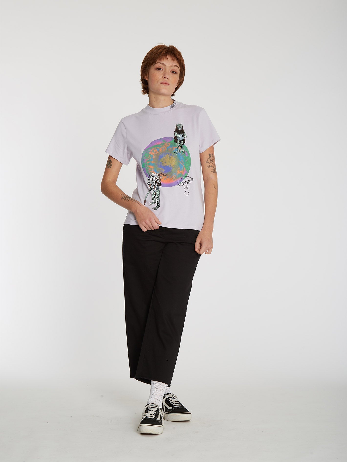 Chrissie Abbott X French T-shirt - LAVENDER