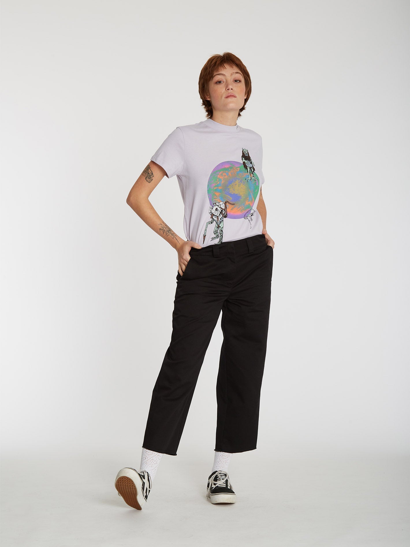 Chrissie Abbott X French T-shirt - LAVENDER