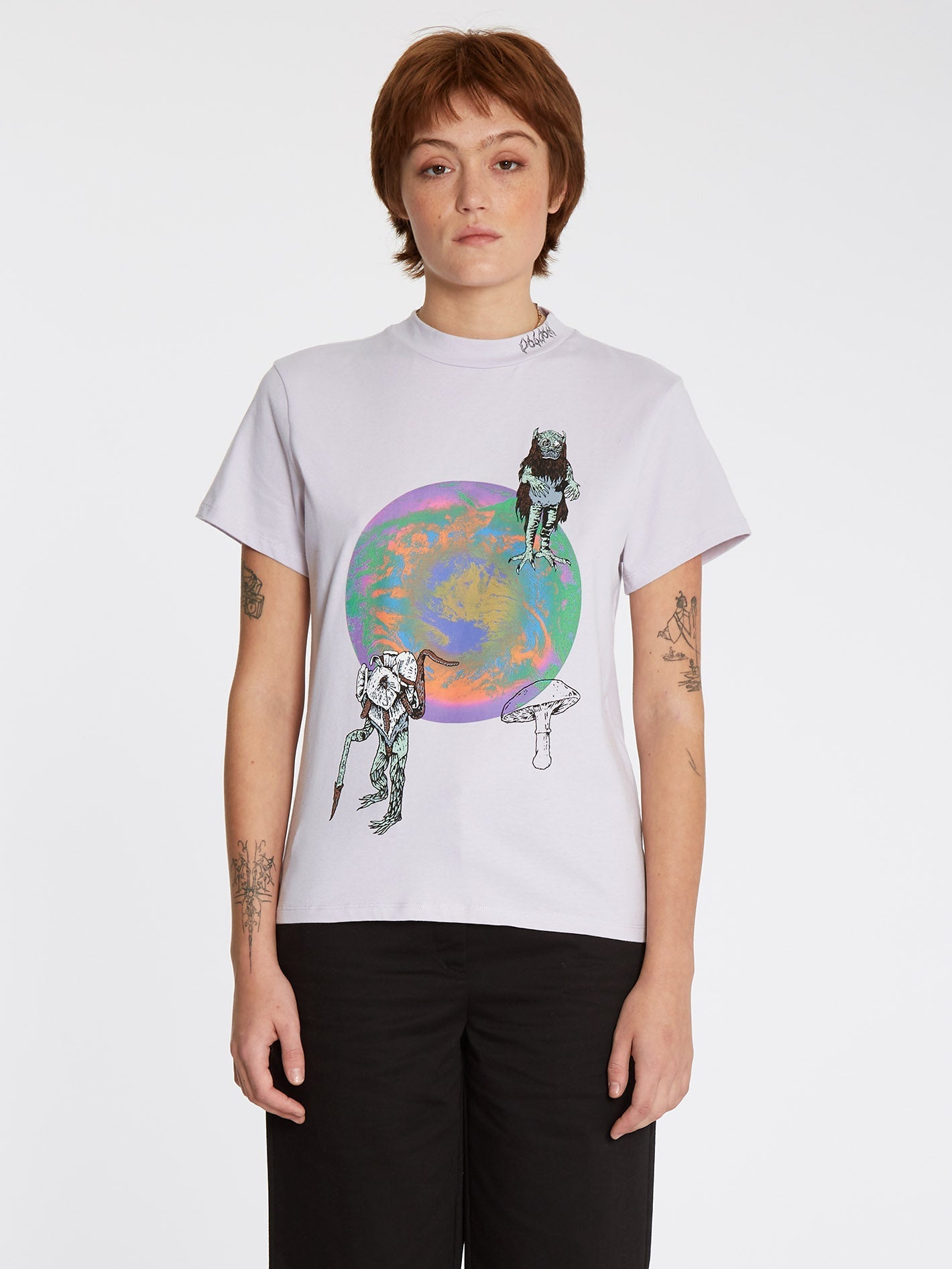 Chrissie Abbott X French T-shirt - LAVENDER