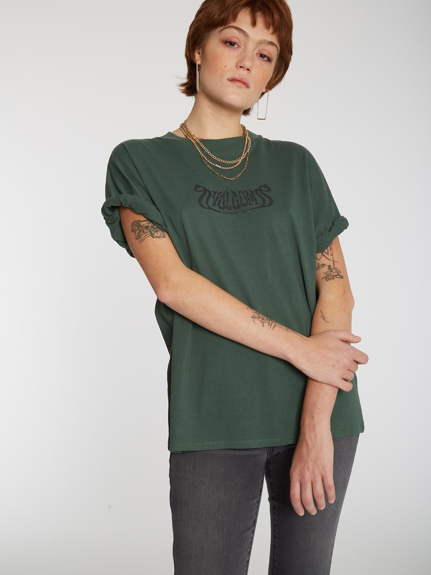 Voltrip T-shirt - DARK PINE