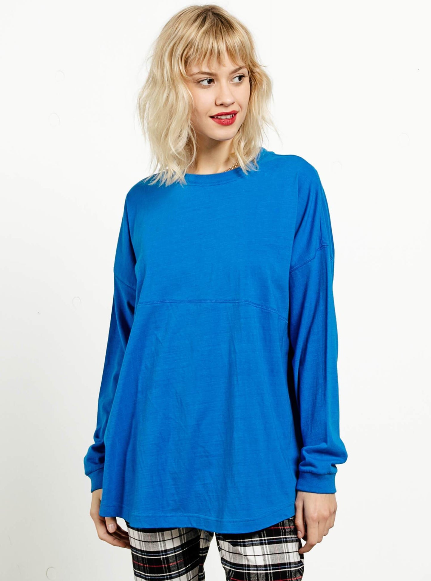 GMJ LONG SLEEVE BRIGHT BLUE