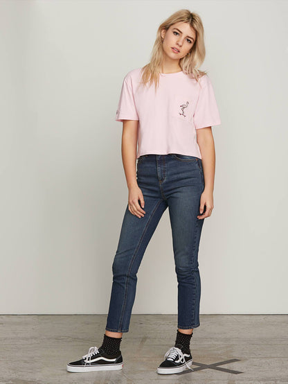 Pocket Dial Tee - Faded Pink