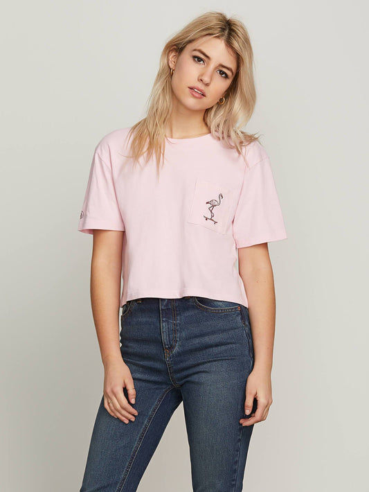 Pocket Dial Tee - Faded Pink