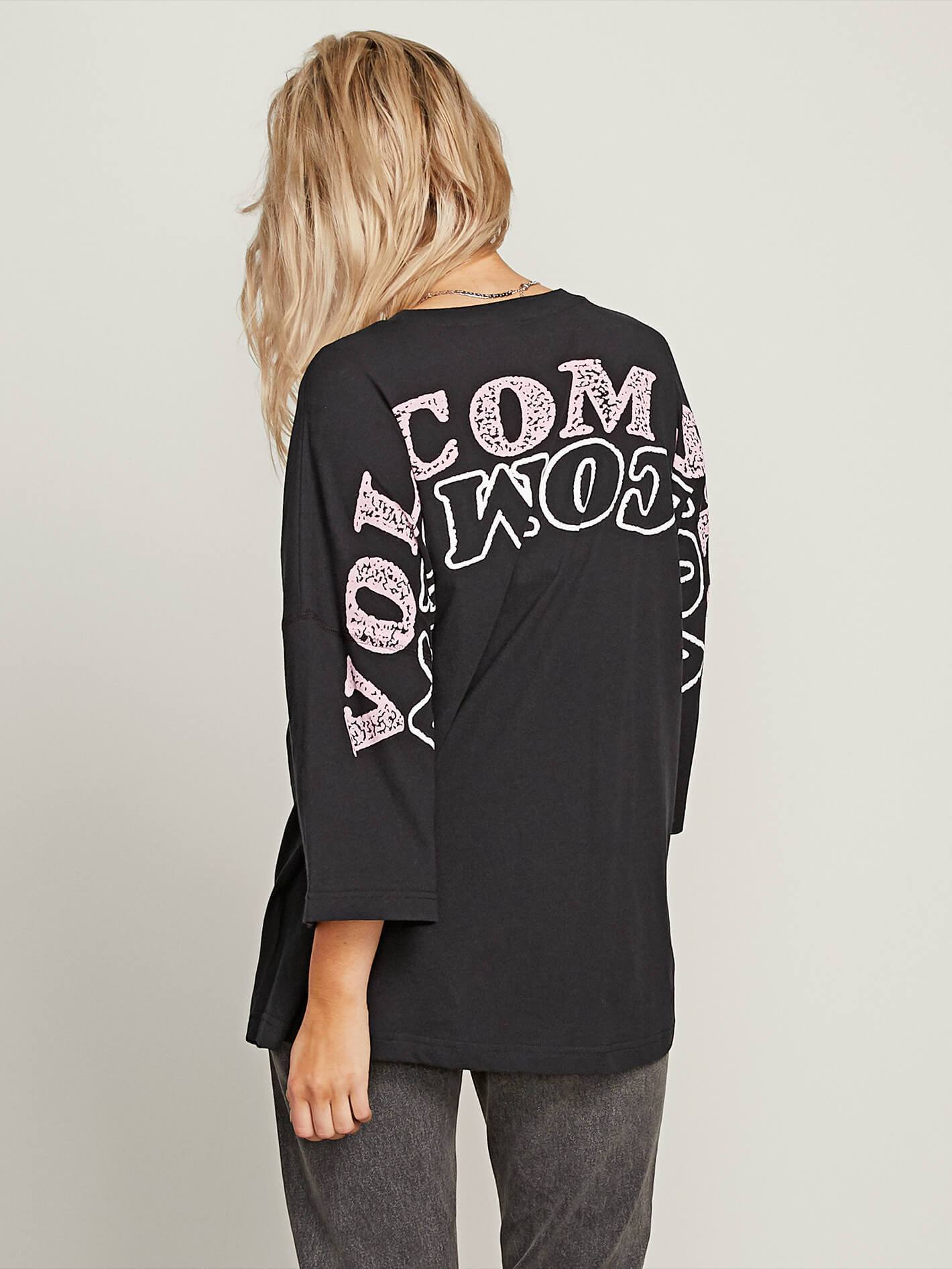 Back At It Long Sleeve Tee - Black