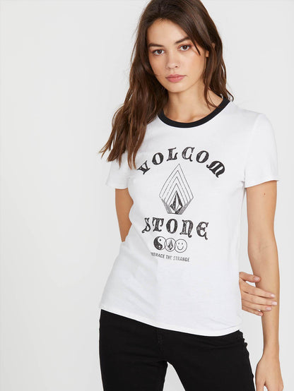 Stoked On Stone Tee - White