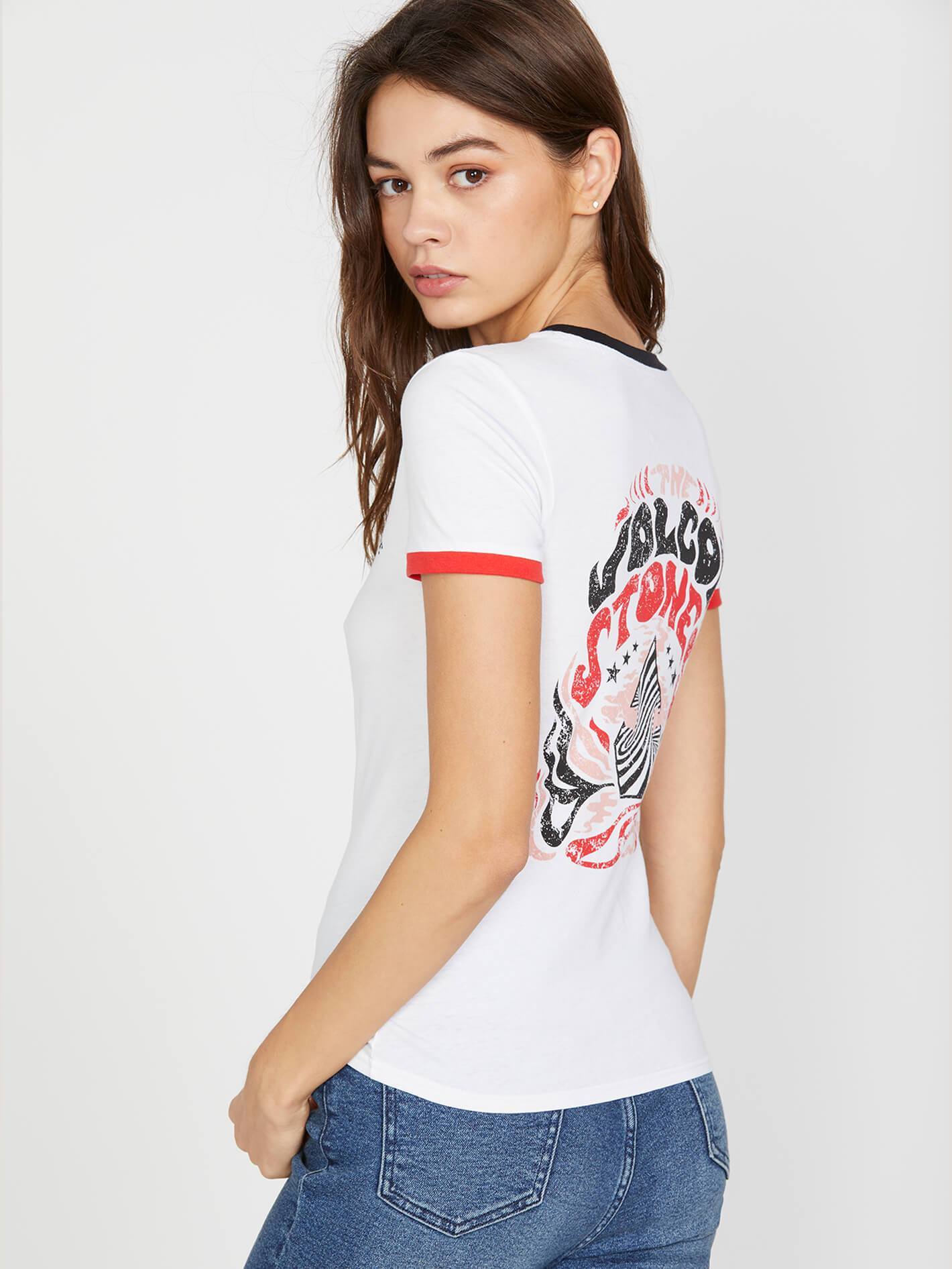 Go Faster Ringer - White