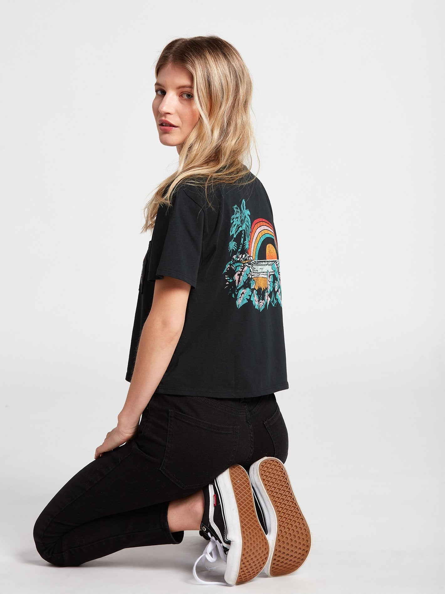 Pocket Dial T-shirt - BLACK