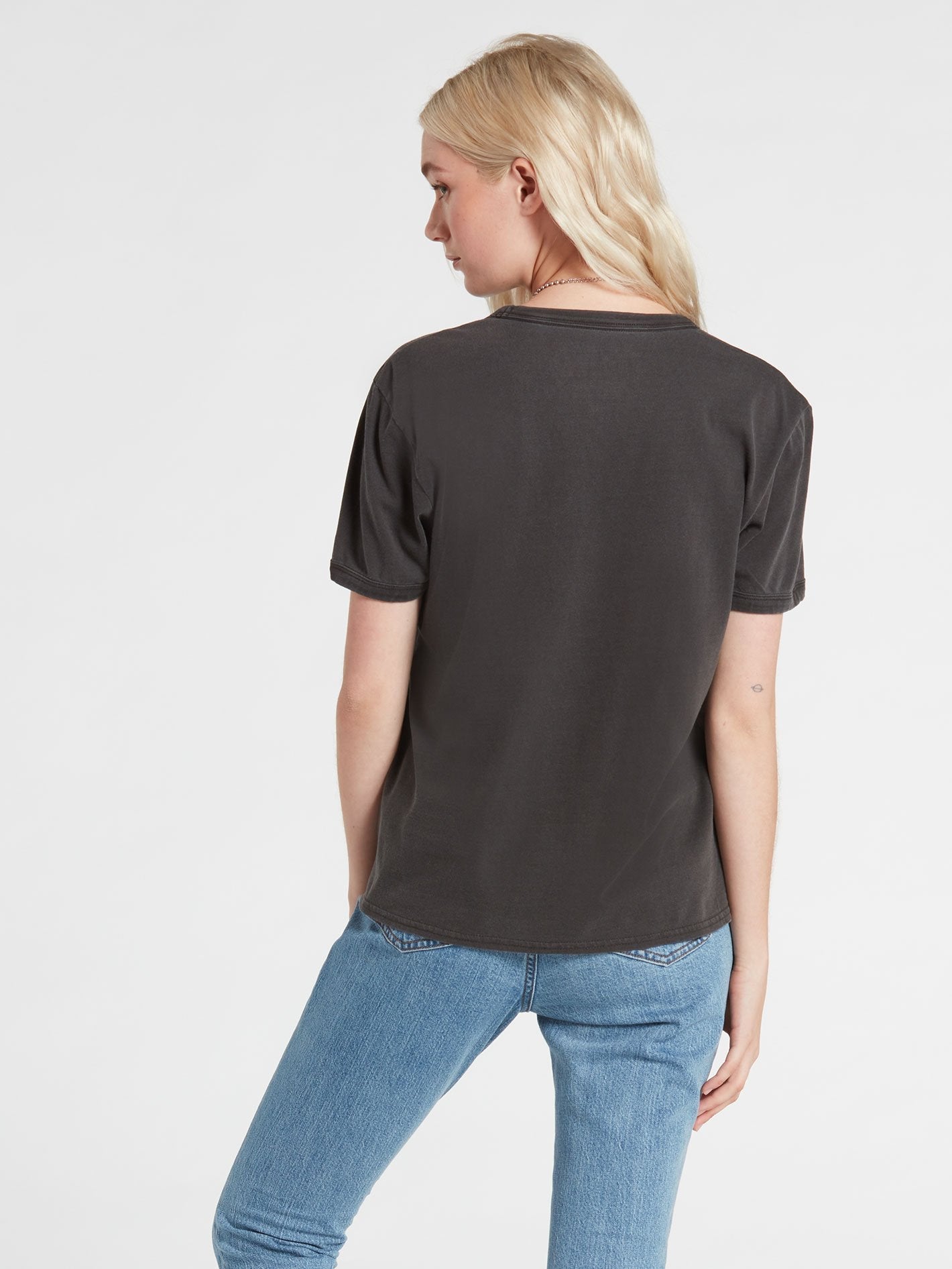 Truly Ringer T-shirt - BLACK