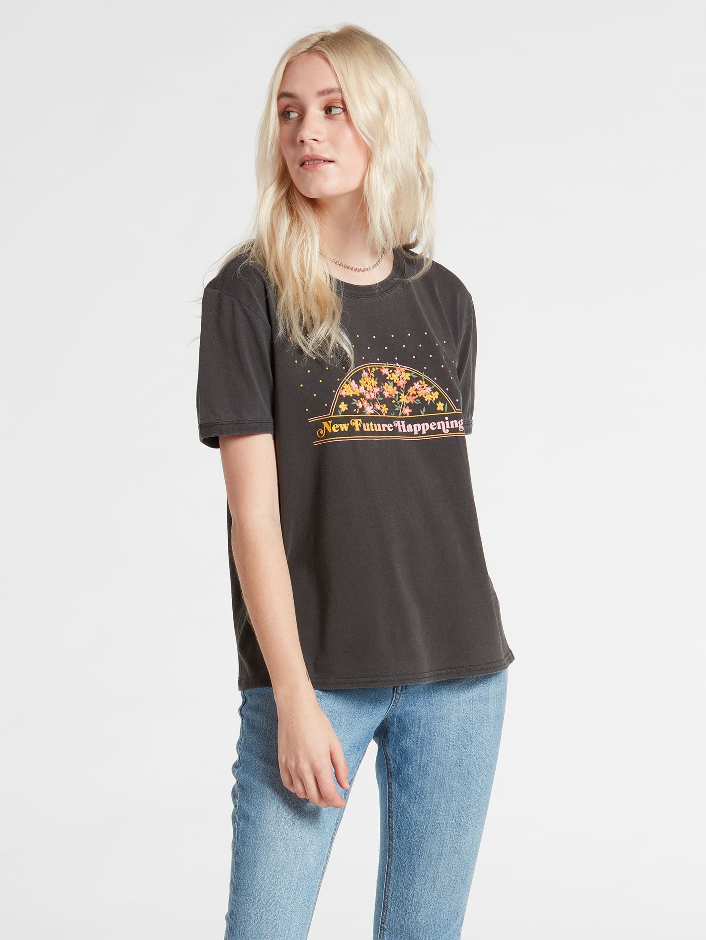 Truly Ringer T-shirt - BLACK