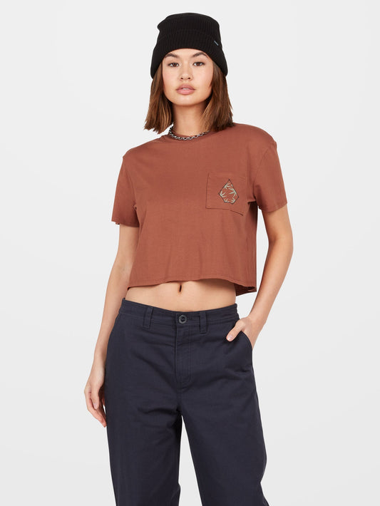 Pocket Dial T-shirt - DARK CLAY
