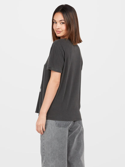 Truly Ringer T-shirt - BLACK