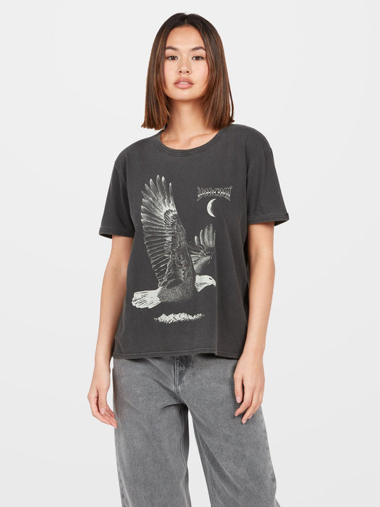Truly Ringer T-shirt - BLACK