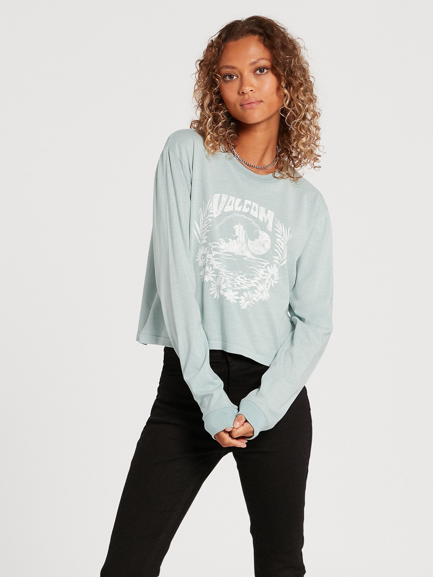 The Volcom Stones T-shirt - BLUE FOG