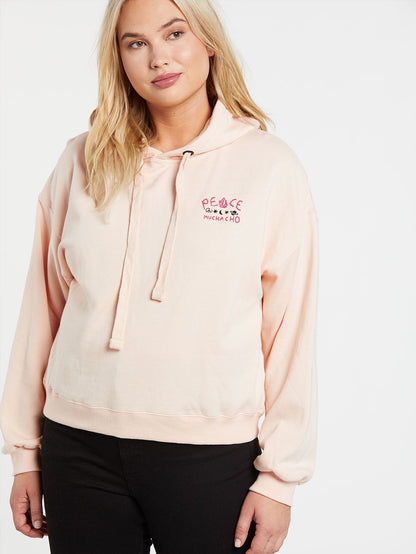 Ozzy Wave Hoodie - Light Peach