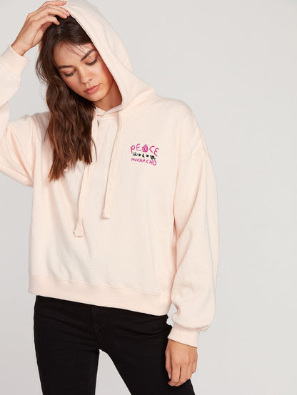 Ozzy Wave Hoodie - Light Peach