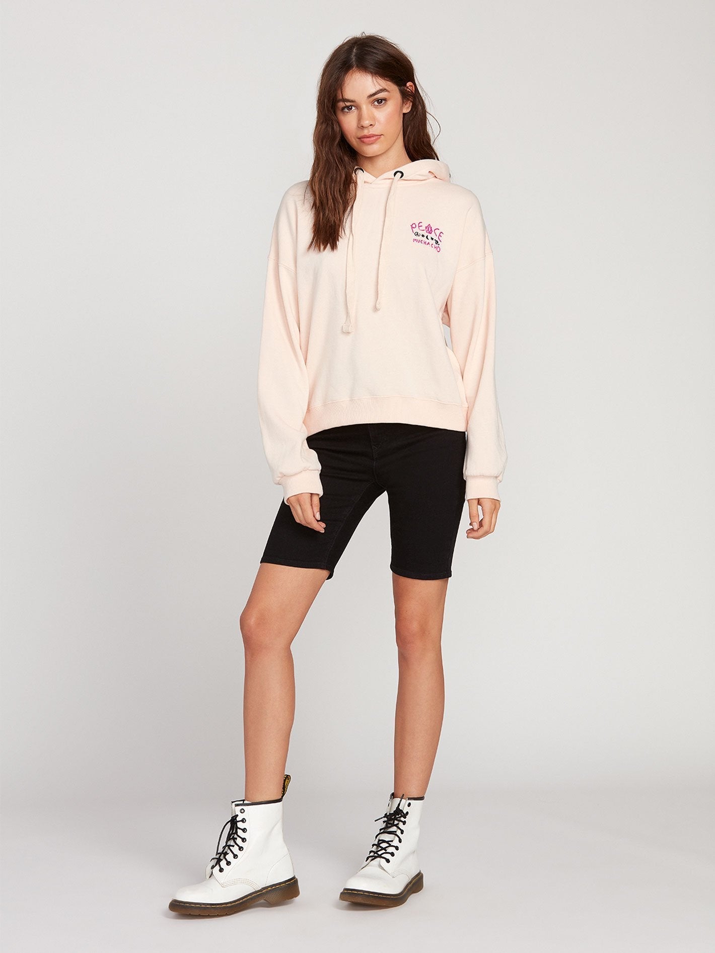 Ozzy Wave Hoodie - Light Peach