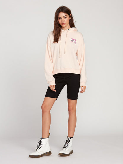 Ozzy Wave Hoodie - Light Peach
