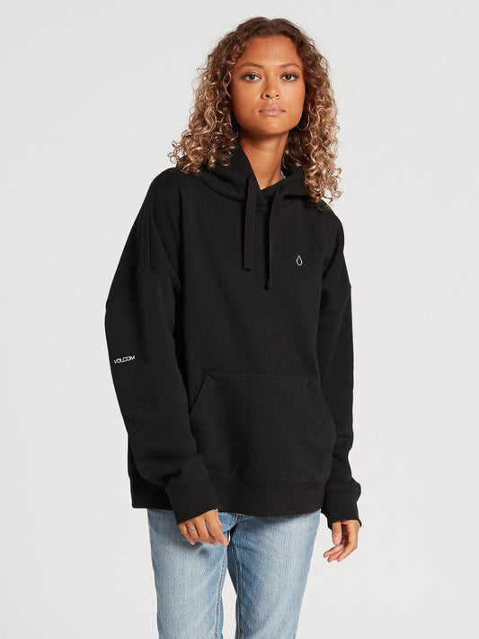 Stone Heart Hoodie - BLACK